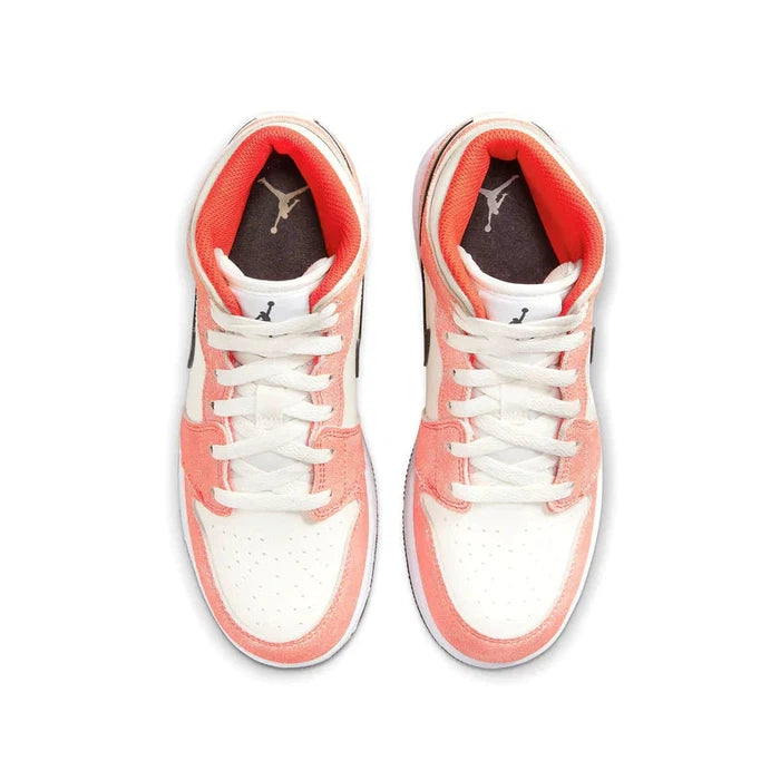 Nike Air Jordan 1 Mid Orange Suede
